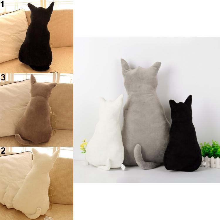 Adorable Plush Back Cat Toy Sofa Pillow Cushion Perfect For Cozy Home Decor
