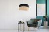 Hanging Lamp, Ceiling Chandelier, Lampshade 45Cm, Black