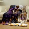 Goldene spartanische Krieger-Decke Schlafzimmer-Decke für Wohnzimmer-Sofa Mittagspause Weicher Überwurf für Freundes-Festival Geschenk