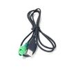 Car 4 6 Pin USB Cable Adapter For VW Golf 6 Jetta 5 MK5 Scirocco RCD510 RNS315 Radio Android Head Unit Transfer Data Charging