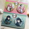 Badge Brooch Anime Figure Kanroji Mitsuri Tokitou Muichirou Badge Brooch Clothing Backpack Accessory Decoration Toy