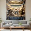 Bohemian Tapestry - Novena to Archangels St Michael Gabriel Raphael Heavenly Art Home Prayer for Gift to Fans