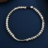Geometric Pearl Necklace With Gold Plating For Fashionforward Women