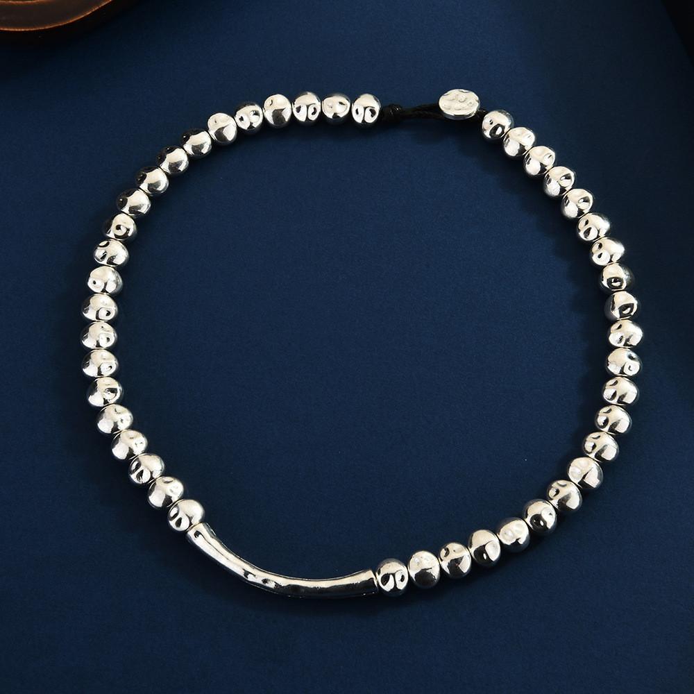 Geometric Pearl Necklace With Gold Plating For Fashionforward Women