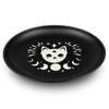 5.5 Inch Decorative Jewelry Dish Round Meditation Altar Tray Crystal Stone Storage Tray  Food