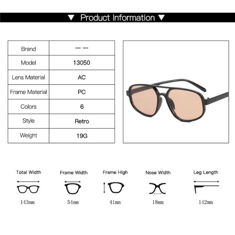 New Square Vintage Sunglasses Women Men Designer Female Male Eyeglasses Female Fashion Retro Outdoors UV400