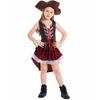 Dětské Dívčí Somálské Pirátské Šaty Halloween Cosplay Hra Kostým pro Divadelní Představení