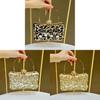 Light Luxury Rhinestone Embellished Evening Clutch With Lock Closure For Formal Occasions