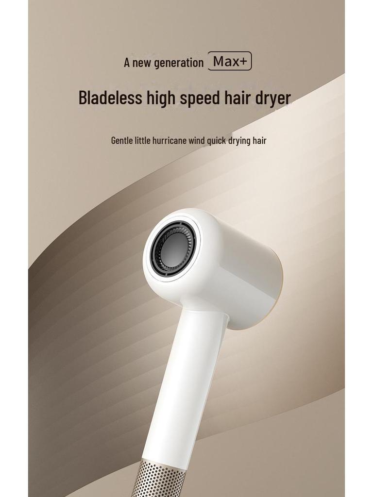 High-Power Ionic Hair Dryer: Leafless Design, Fast-Drying, Suitable for Home and Salon.