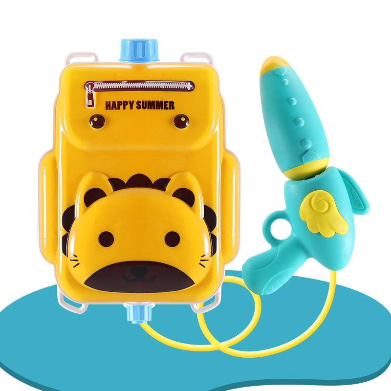Children's Backpack Water Gun Toys 1PCS Pull-out Beach Water Play Bared Spray Gun Boys and Girls Splash Festival Summer Water Toys