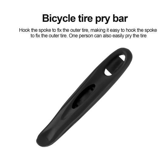 Bicycle Tire Lever Tyre Spoon Ergonomic Design Rounded Edge Burr-Free Reliable
