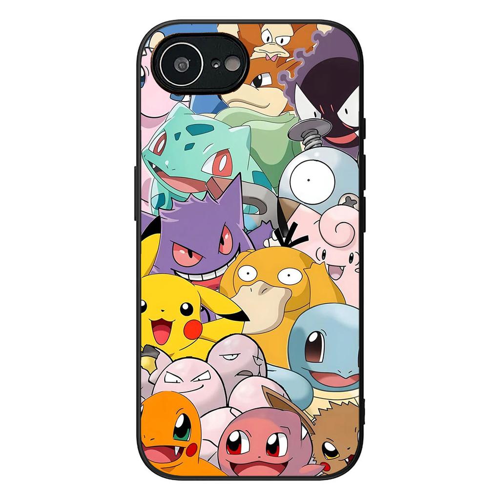 Cute P-Pikachus Charmander P-Pokemons Phone Case for Xiaomi Redmi Note 12 11 10 A3 Pro 10A 10C 12C Note12 5G Protective Cover