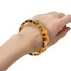 Classy Leopard Mottled Bangle Elegant Resin Bracelet Classical Leopard Mottled Bangle Jewelry for Beach Dancing