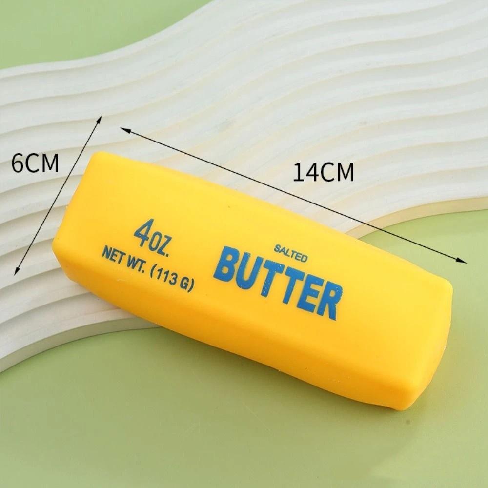 Super Soft Butter Stick Squeezing Toy Creative Realistic Butter Sticks  Children's Gifts