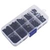 270pcs Nylon Plastic Screws Bolts and Nuts and Gaskets Kit, Hexagon Pan Head Screws, M2/M2.5/M3/M4/M5 Hex Socket Head Screws Bolts and Nuts and