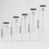 10PCS Mini PET Bottles Kitchen Clear Sealed Can Coffee Beans Storage Container Tube Aluminum Lid Sealed Canister Small Spice Jar