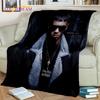 Hip Hopo dainininkas Free Anuel AA reperis pledas, minkštas plonas pledas namams, miegamajam, lovai, sofai, iškylai, kelionėms, biurui, vaikams
