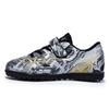 Buckle magic buckle free lace-up children's football shoes rubber broken nails training sole sneakers tf youth children students