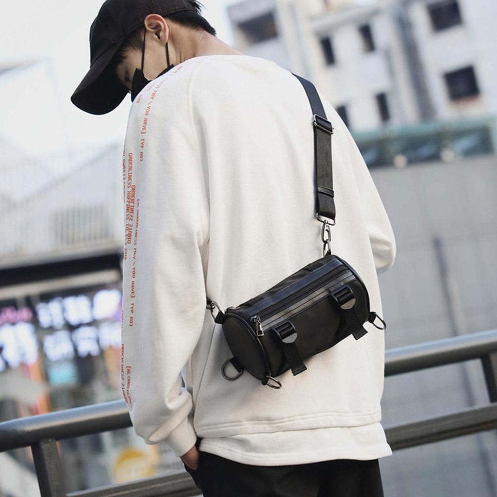 Male Travel Bucket Handbag Autumn Crossbody Bag for Traveling Women Men