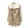 Women Winter Jackets Thicken Hooded Long Down Jacket Women Coats Slim Fit Hair Collar Cotton-padded Clothes Women Down Coats