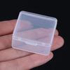 1Pcs Transparent Plastic Beads Storage Box Small Items Crafts Hardware Storage Square Container Case Jewelry Organizer Case