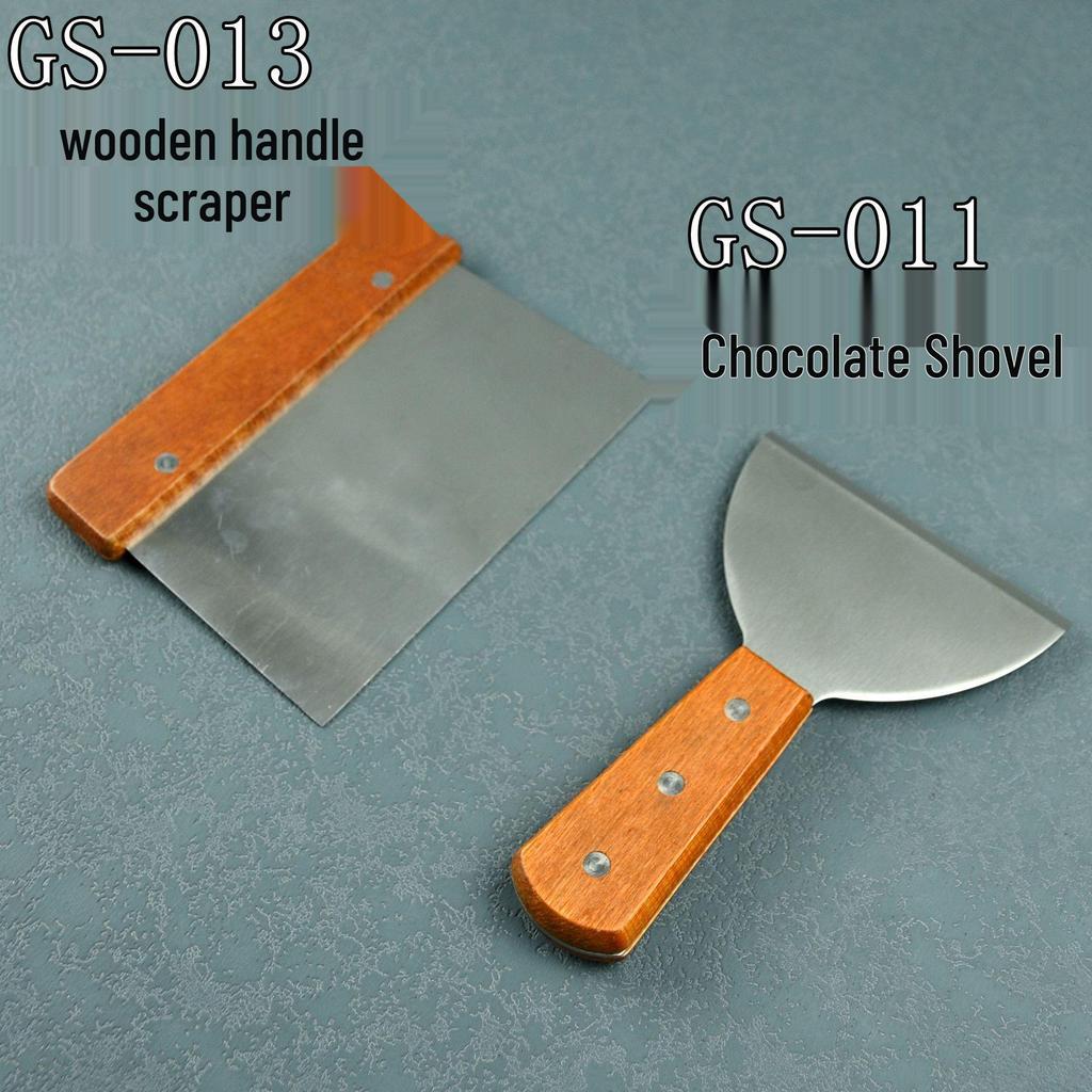 Thickened Teppanyaki Steak Spatula with Plastic Handle - Versatile Cooking and Baking Tool