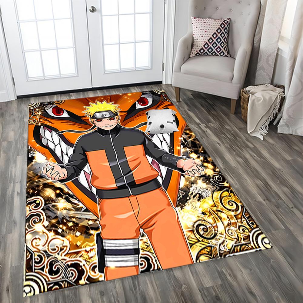 Naruto's Fire Mode for Living Room, Bedroom Rug, Study Room, Hallway Decoration, Perfect for Home Decoration or Holiday Gifts