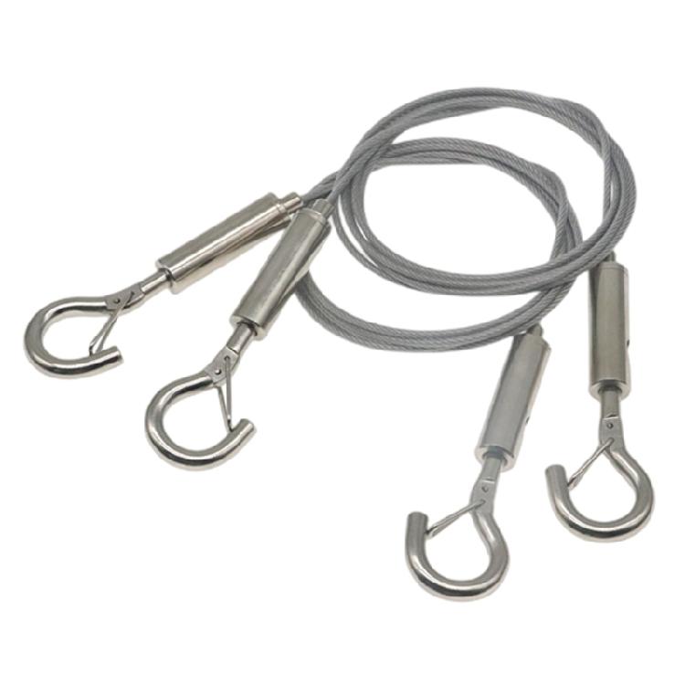 2 шт. Регулируемая веревка-подвес из нержавеющей стали, крепеж, прост в использовании 1