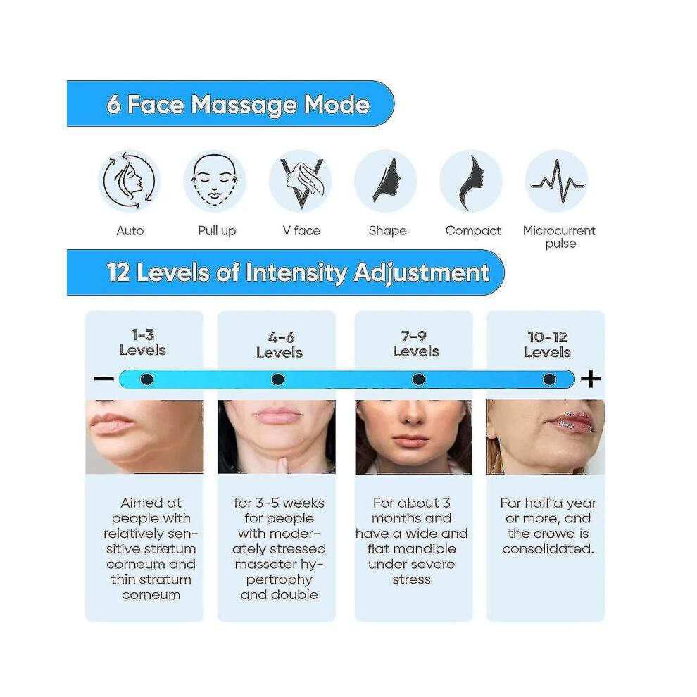 Electric V-face Shaping Beauty Belt, Double Chin Reducer Machine, Ems Face Lifting Machine