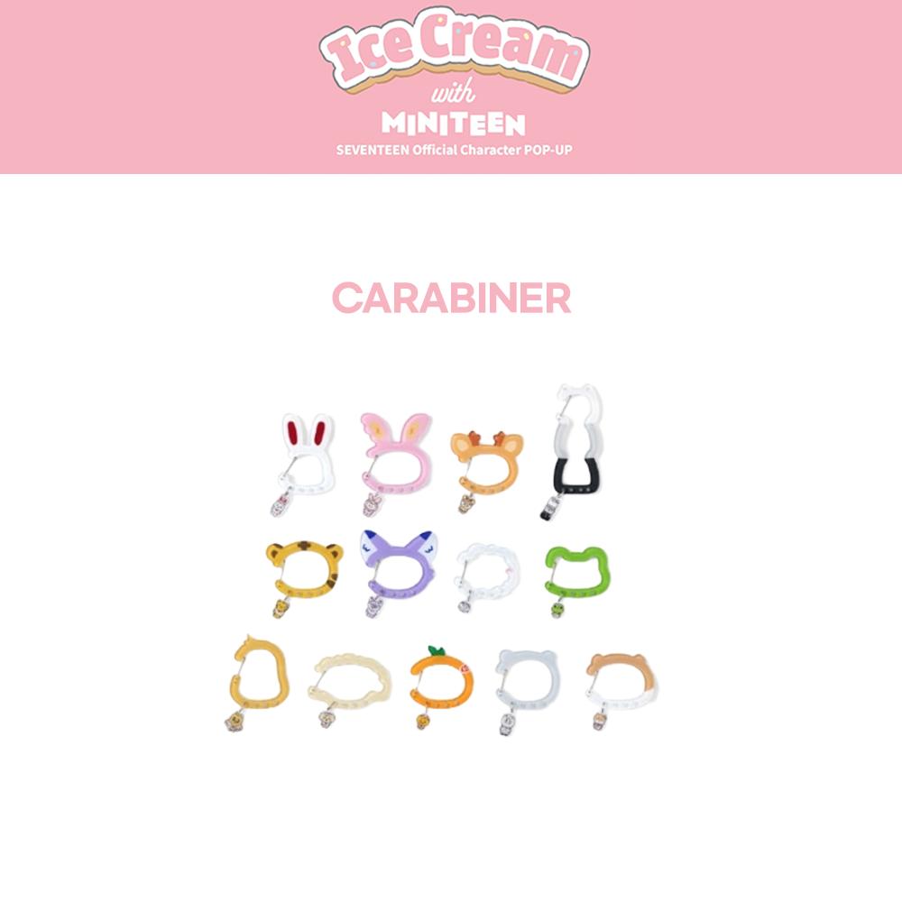 [В НАЛИЧИИ] SEVENTEEN Мороженое с MINITEEN POP UP ОФИЦИАЛЬНЫЙ MD CARABINER-SHUASUMI