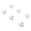 16pcs Duvet Pin Prevent Quilt Shifting Detachable Cloud Shape Comforter Button Clips for Quilt Cushions Curtains White