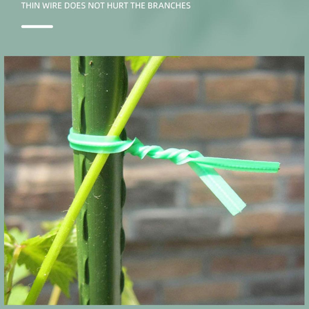 50M Multifunctional Gardening Wire Binding String, Vine Trellis Fixing Device, Fine Wire Plastic-coated Wire, Flower Rack Binding Thread