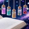 16 Pcs Mini Glass Bottles with Cork Stoppers - 1.5ml Small Empty Containers, Tiny Glass Jars with Lids, Spell Jars ing Bottles Message Glass Bottles