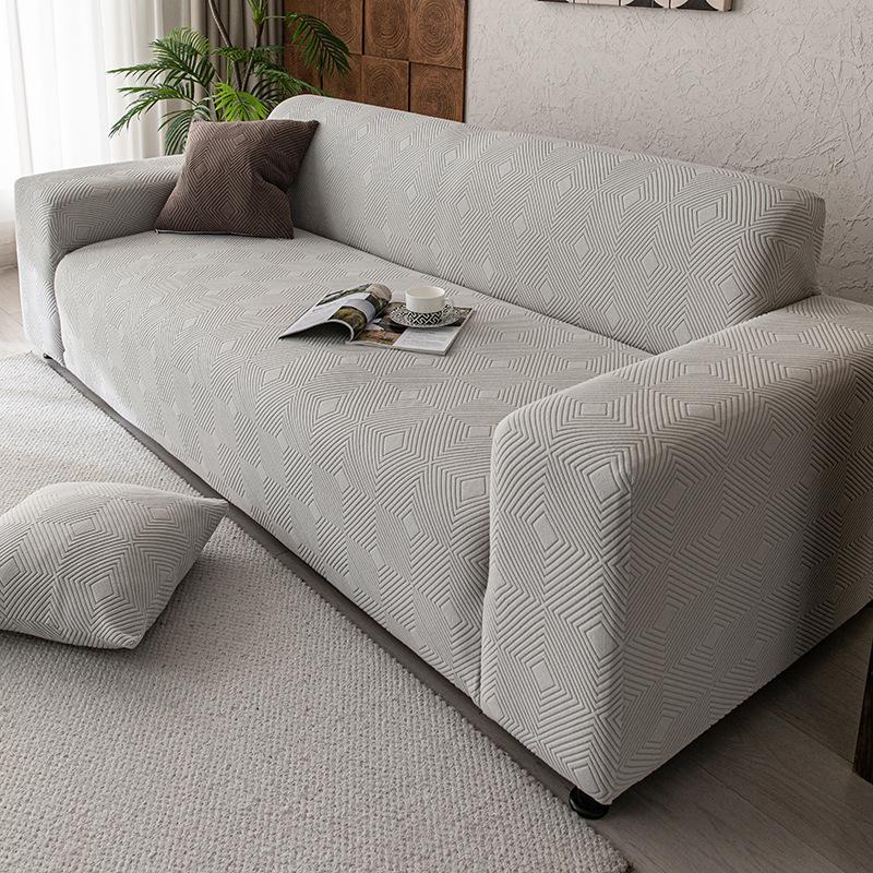 Adjustable Elastic Sofa Cover Armchair Protector Corner L Shape Stretch Slipcovers Couch Cover 1/2/3/4/5 Seater For Living Room