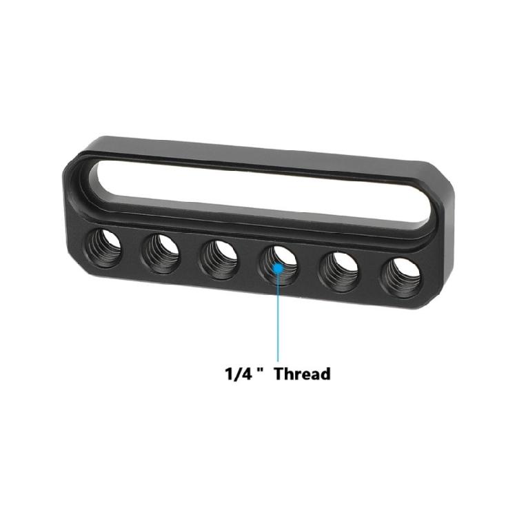 Professional Camera Mounting Plate with Standard 1/4-20 Thread Holes Easy Installtion for DSLR Camera Accessories