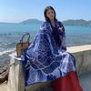 Ethnic Style Beach Towel Summer New Sunshade Sunscreen Oversized Shawl Seaside Vacation Travel Silk Scarf
