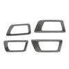Carbon Fiber Car Look Inner Door Bowl Cover Trim Fits Toyota Highlander 2017-19