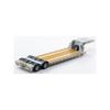 Kyosho Original 1/43 Scale Nippon Trex Heavy Equipment Transport Semi-Trailer, Gray, Finished Product