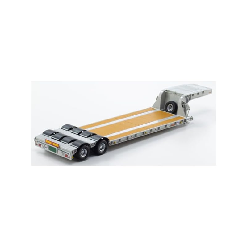 Kyosho Original 1/43 Scale Nippon Trex Heavy Equipment Transport Semi-Trailer, Gray, Finished Product