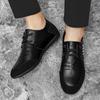 2025 New Mens Loafers Fashion Casual Leather Shoes for Men Comfortable Soft Sole Driving Shoes Classic Versatile Walking Shoes