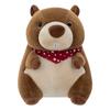 New Cute Scarf Groundhog Plush Doll Cute Gift for Children Comforting Doll Girls