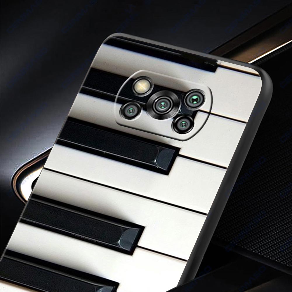 Music Instrument Guitar Piano Phone Case For Xiaomi Mi Poco X3 NFC M3 F4 F3 M4 X4 5G Note 10 12 Lite 11 11T 13 12T Pro 9T Cover