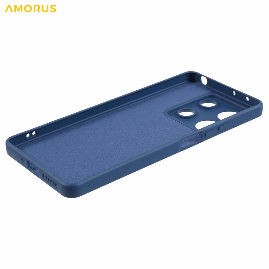 For Xiaomi Redmi Note 13 Pro 5G/Poco X6 5G Case Precise Cutouts TPU Fiber Lining Shockproof Phone Cover