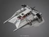 Star Wars Snowspeeder scale plastic model 1/48
