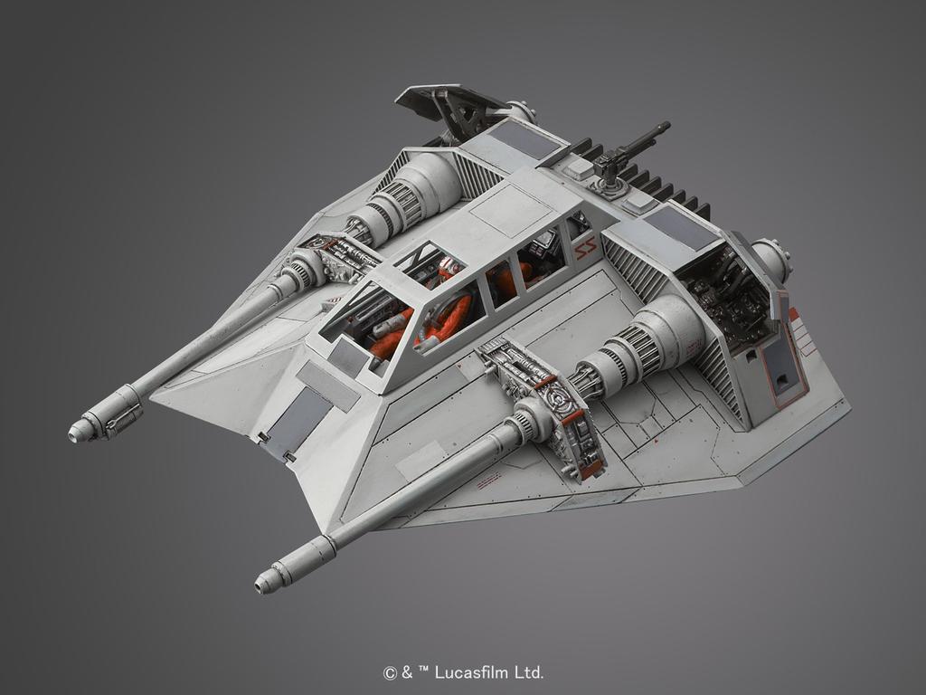 Star Wars Snowspeeder scale plastic model 1/48