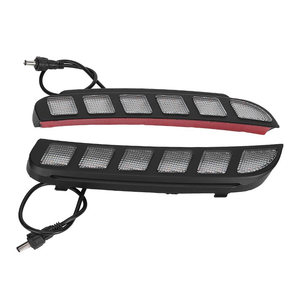 

1 пара двухцветных светодиодных ДХО дневных ходовых огней ламп указателей поворота подходит для Ford Explorer 16 18