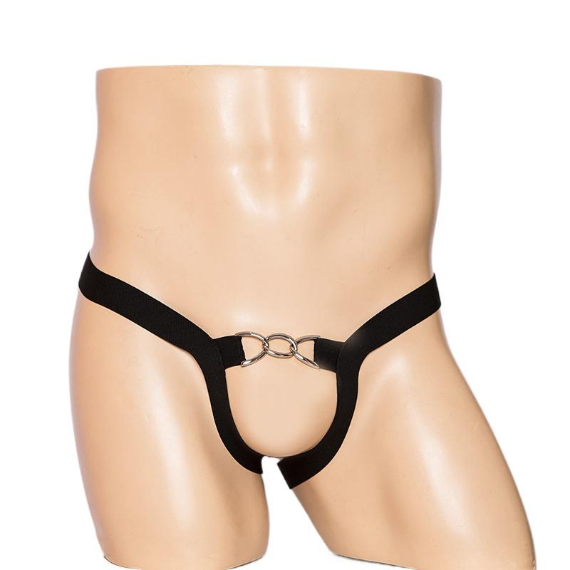 Heren O-Ring Jockstrap String Sissy Lingerie Stretch Riem Ondergoed Voor Open Penis Gat G-String Gay Rollenspel Rugloos Nachtkleding