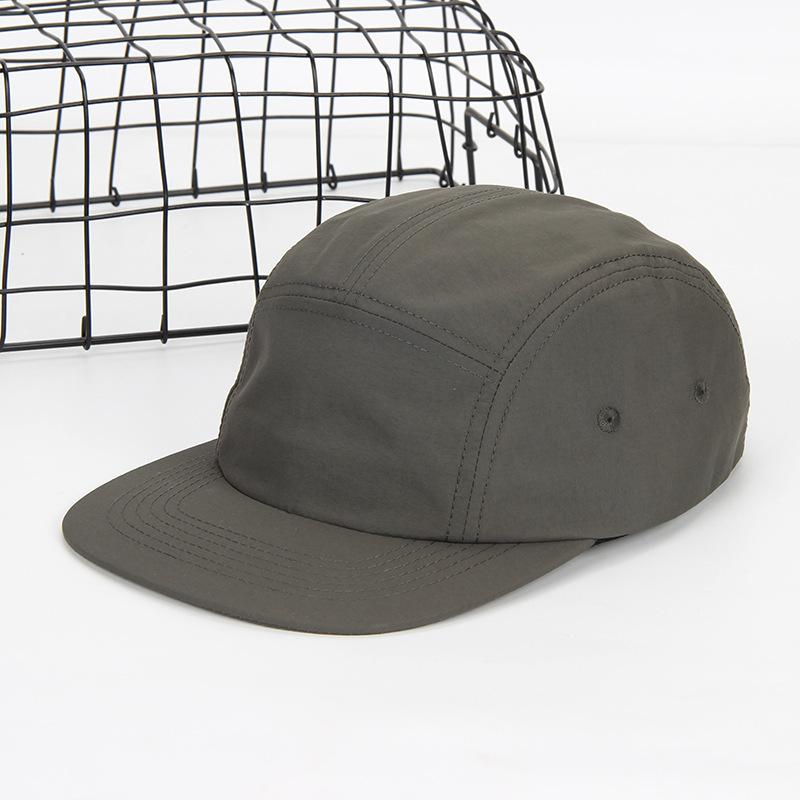 Quick Dry Water Resistant 5-Panel Skate Cap, Nylon High Quality Big Size Unisex Aviator Camping Hat