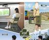 Portable Ultralight Folding Stool with Backrest - Dual-Use for Camping, Fishing, and Barbecue