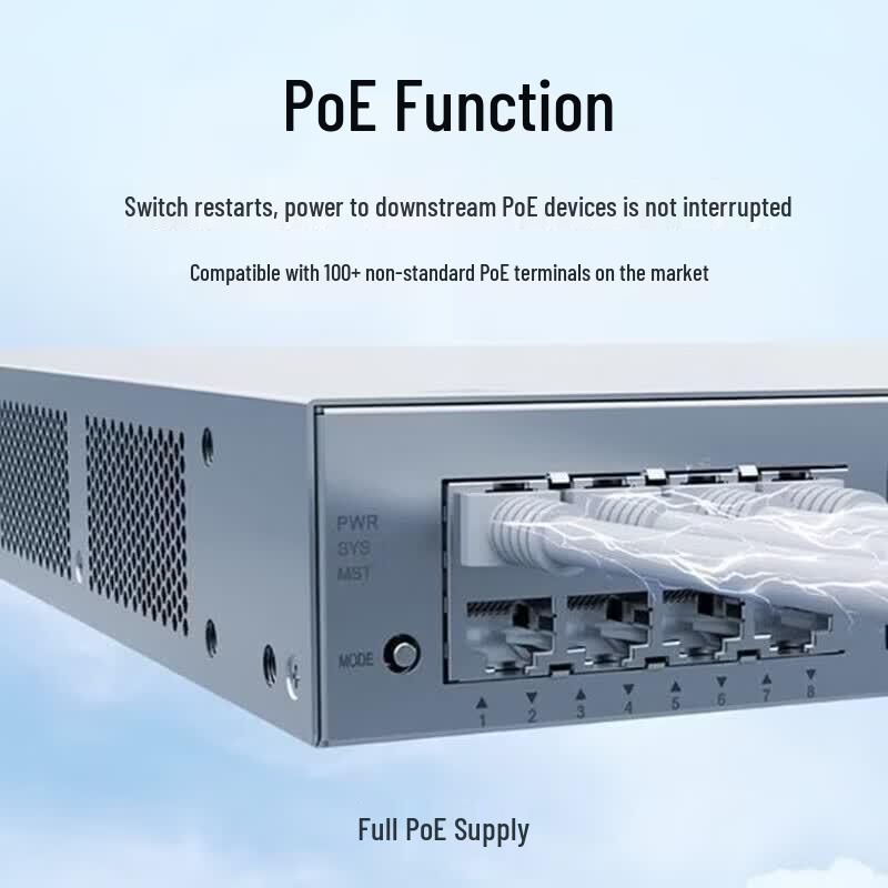 Huawei S220S-8P4J 12-Port Managed PoE Switch